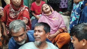 নওগাঁয় একই পরিবারের চারজনকে গলা কেটে হত্যা