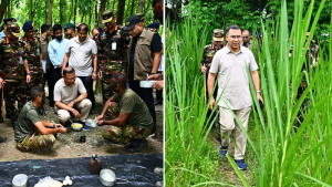 সেনাবাহিনীর গ্রীষ্মকালীন মহড়া আকস্মিক পরিদর্শন করলেন প্রধানমন্ত্রী