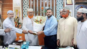 নেতাকর্মী নিয়ে নতুন ইউএনওকে সংবর্ধনা দিলেন জামায়াত এমপি, পদমর্যাদা নিয়ে বিতর্ক