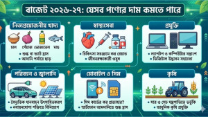 বাজেট ২০২৬-২৭: যেসব পণ্য ও সেবার দাম কমতে পারে
