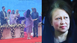 শ্রেষ্ঠ অদম্য নারী’ সম্মাননা পেলেন খালেদা জিয়া, গ্রহণ করলেন জাইমা রহমান