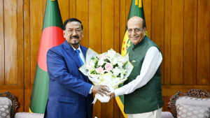 স্পিকারের সঙ্গে ভারতীয় হাইকমিশনারের সাক্ষাৎ